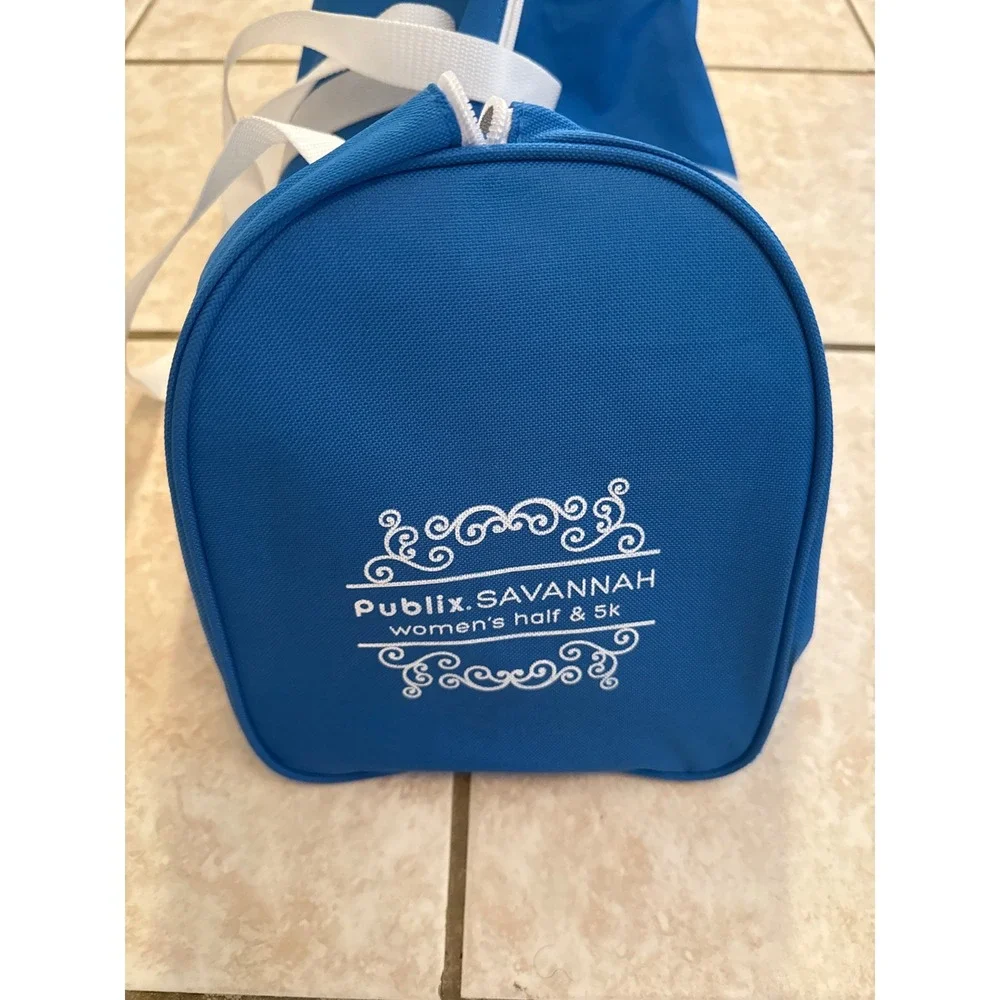 Brooks Blue Duffel Bag Publix Savannah Womens Half & 5k Gym Travel Bag